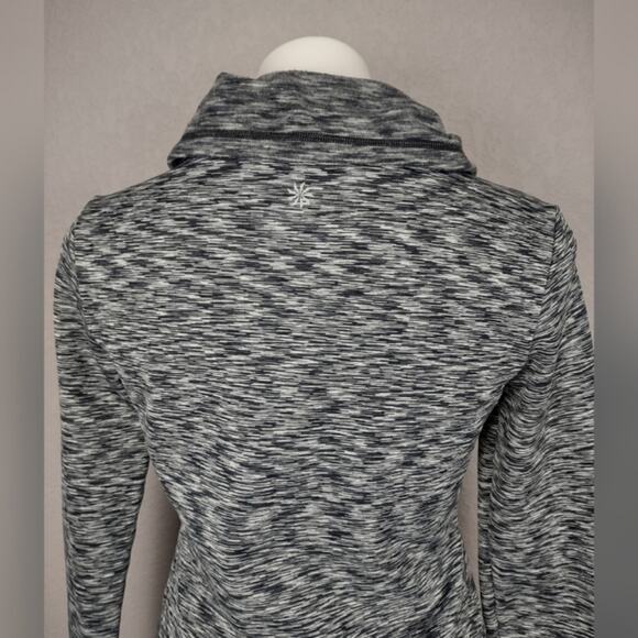 Athleta Gray Coastal Spacedye Fleece Pullover Size Small - Picture 14 of 16